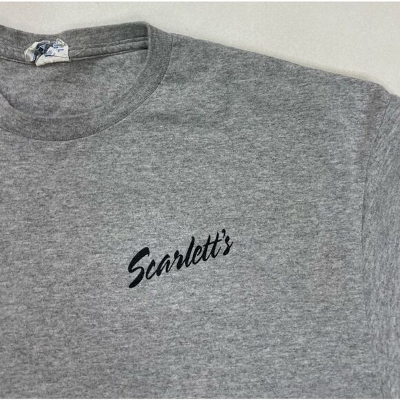 Scarlett’s Miami Gentlemens Strip Club Support Our Troops T-shirt Men XL Gray - Picture 4 of 8